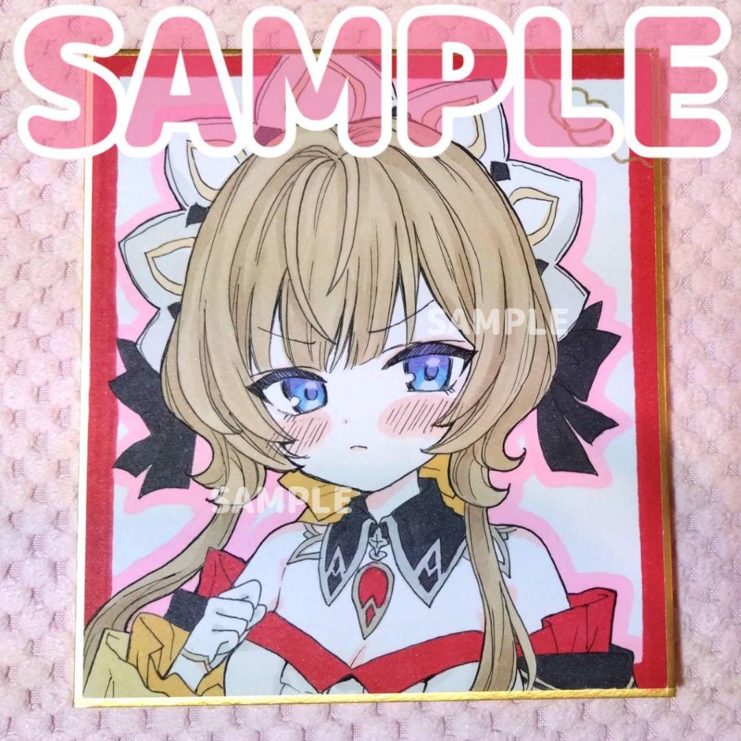 シ*ー様 ファンアート 原神 サンドローネ 女の子 手描き イラスト 原画