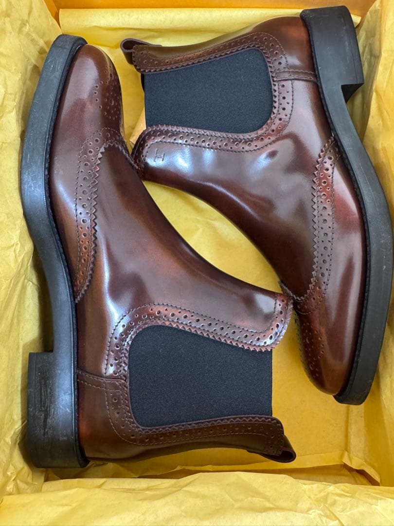 ち*ち様 新品！tod´s トッズ ショートブーツ 38 サイドゴアブーツ