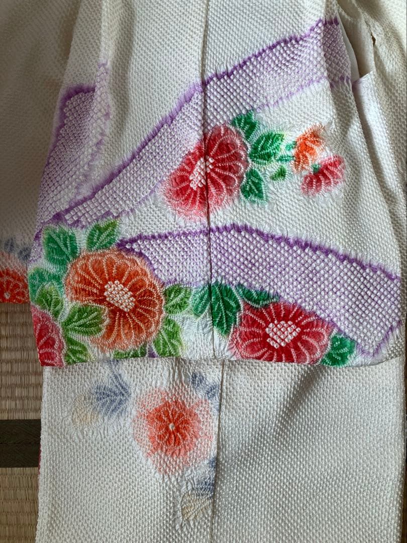 ご予約品 2点おまとめ 藤娘きぬたや 総絞り 七五三 被布 祝い着