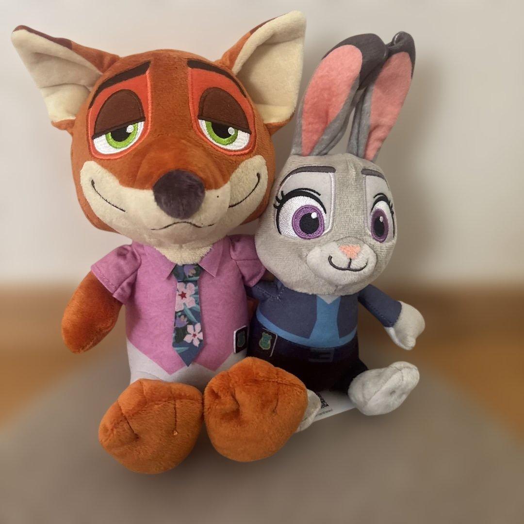 ニック・ワイルドとジュディ・ホップス ぬいぐるみセット - メルカリ