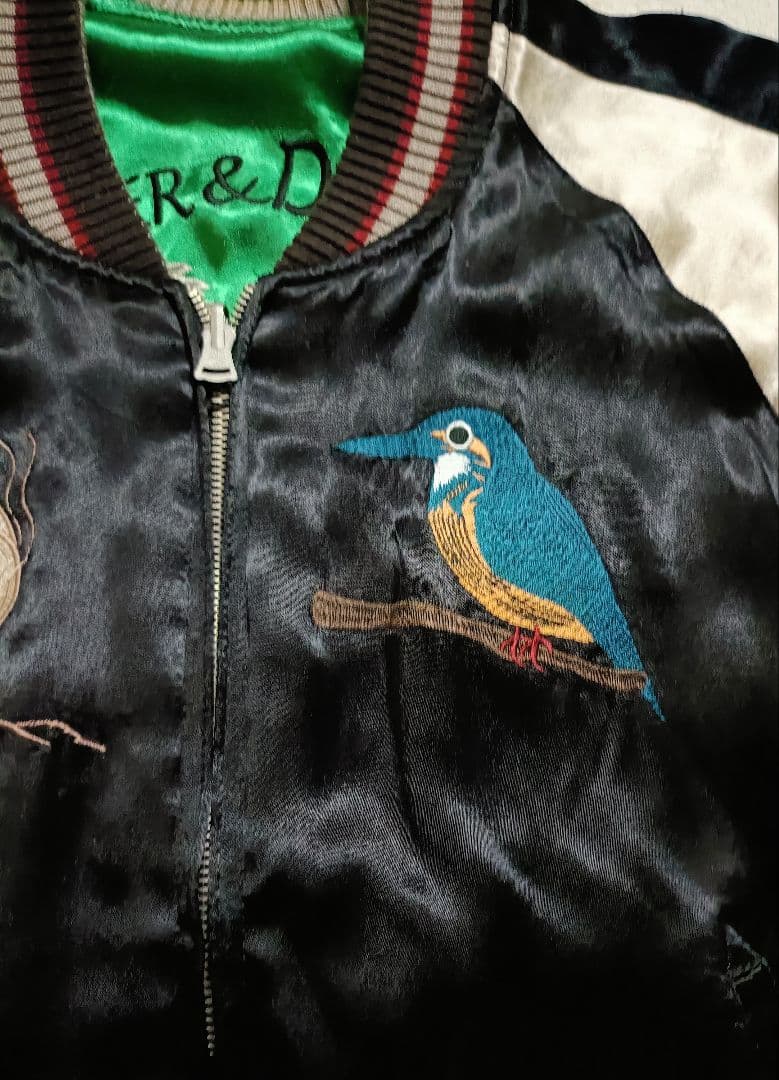 STUDIO D'ARTISAN☆ダルチザン 花鳥風月 リバーシブル スカジャン