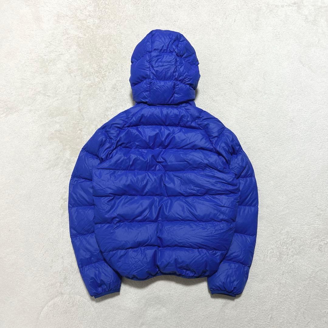 美品 mont-bell down jacket parka blue 収納袋付 - メルカリ