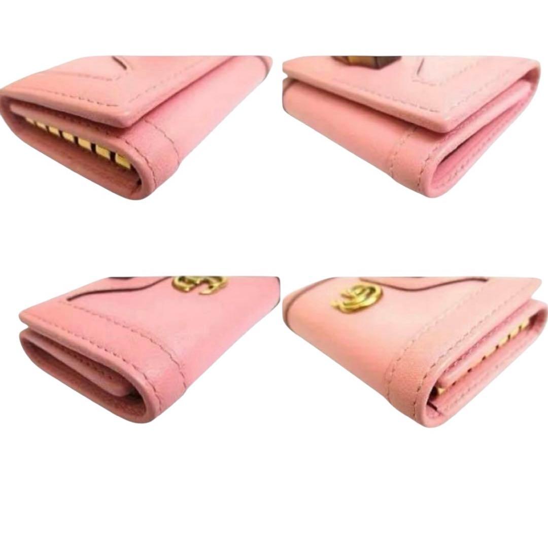 未使用✨GUCCI キーケース キーリング バンブー GG インターロッキング