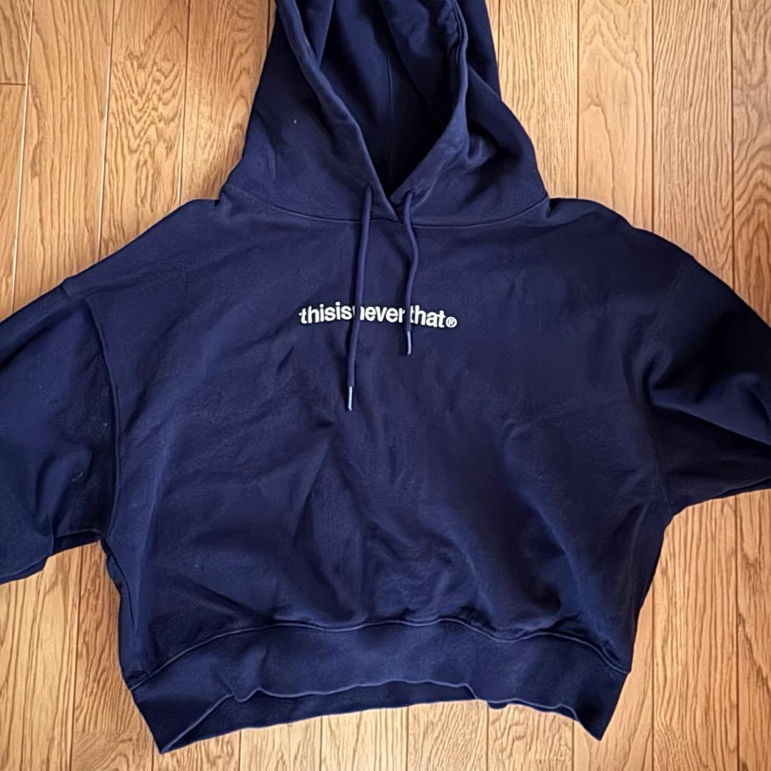 thisisneverthat 短丈パーカー - メルカリ