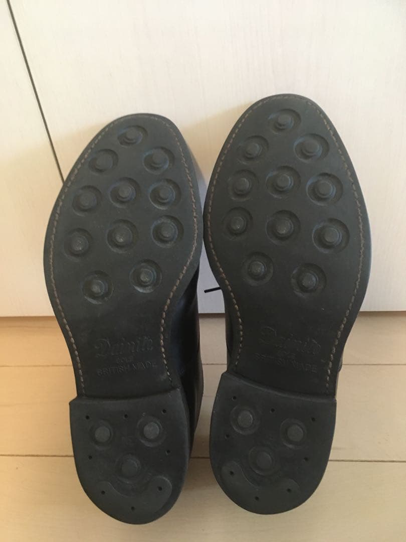 英国製紳士靴 ストレートチップ 黒 UK6.5F 25.5cm 冠婚葬祭ビジネス