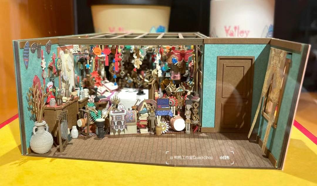 ジブリパーク 限定 ミニチュア みにちゅあーとキット ハウルの城 寝室