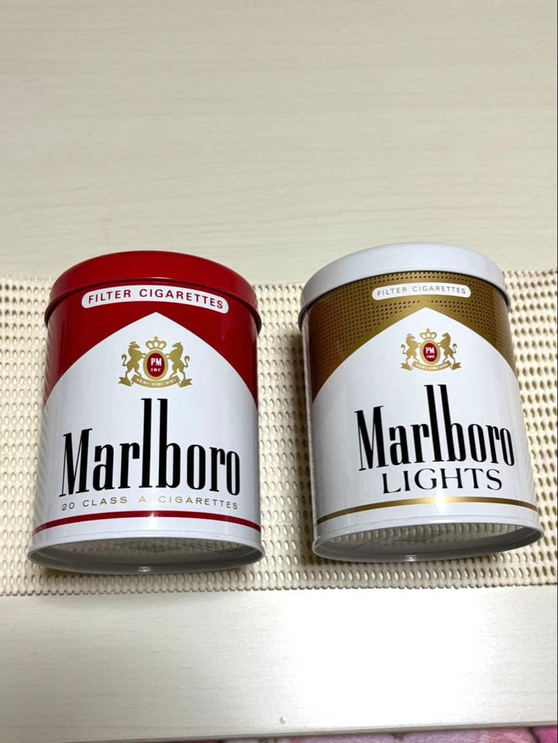 marlboro マルボロ 缶 灰皿 - メルカリ