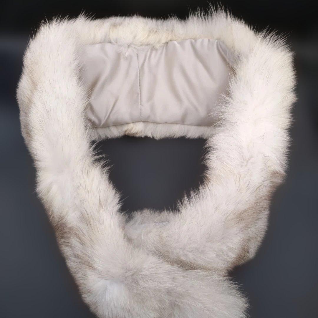 SAGA FOX ホワイトファーストール - メルカリ