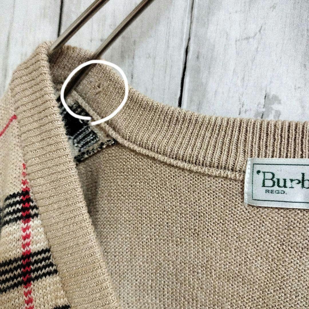 Burberrys/バーバリーズ ニットベストメンズXLサイズ ノバチェック