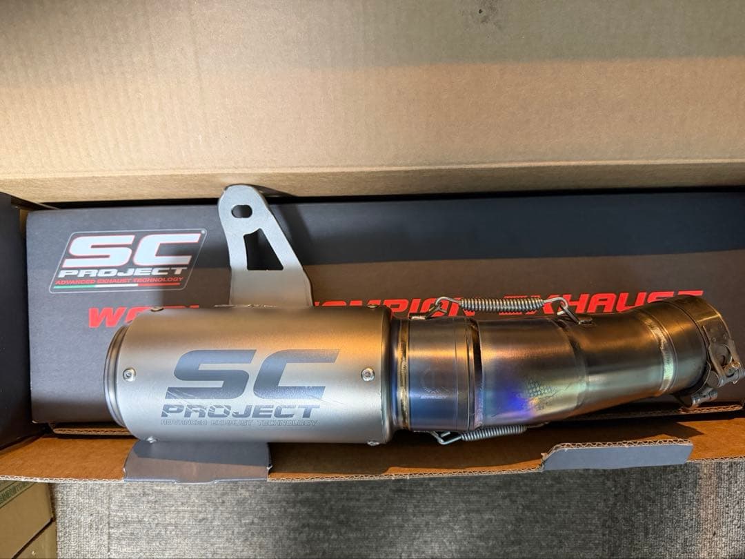 GSXR1000R SC-PROJECT スリップオンサイレンサー 認証書付き