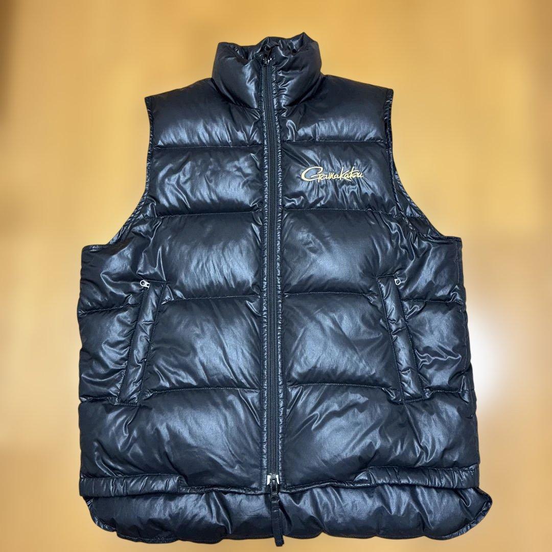 Gamakatsu がまかつ ガマカツ ダウンベスト サイズ L 収納袋付き
