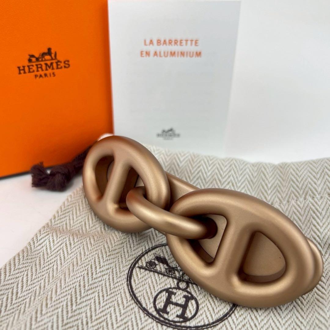 新品未使用 HERMES エルメス バレッタ トリマイヨンGM ビスキュイ