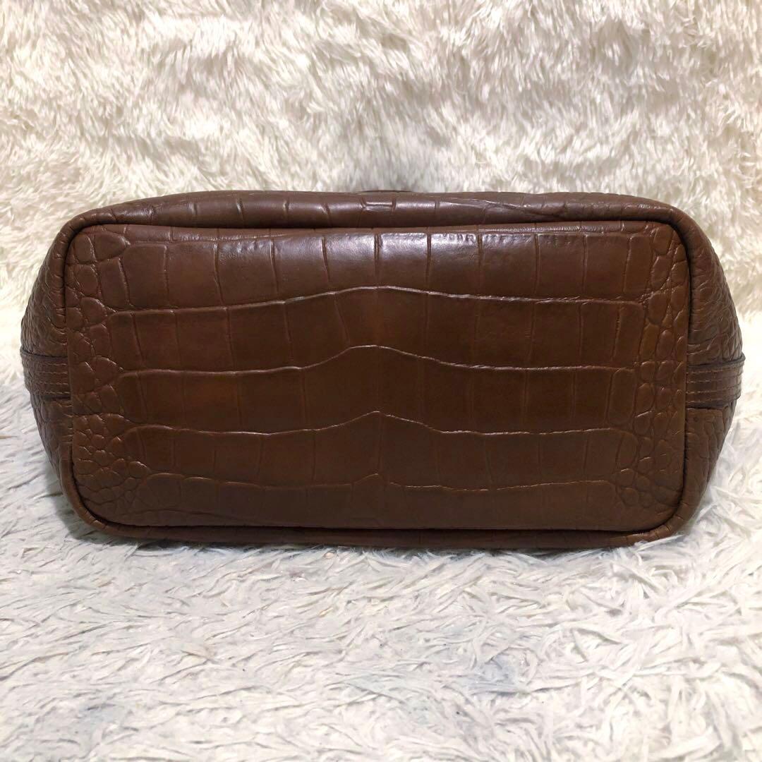 極美品☆ポロラルフローレン 2way レザー トートバッグ ショルダーバッグ