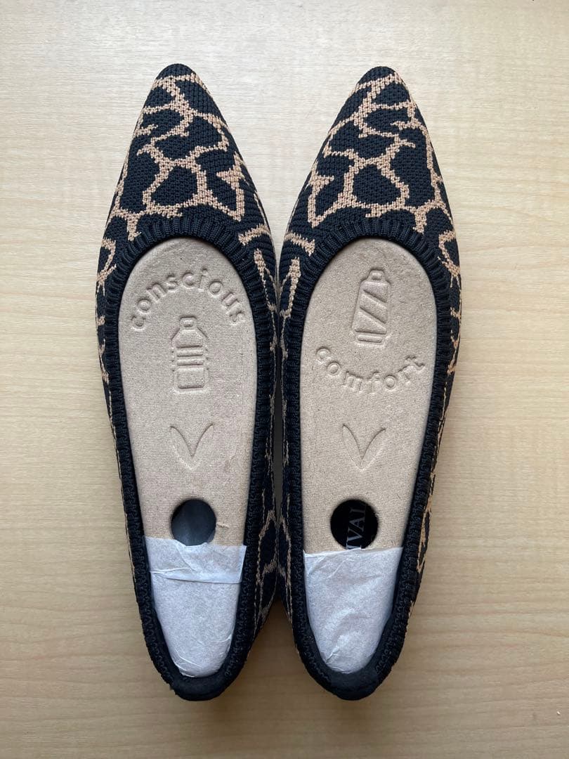 新品】VIVAIA フラットシューズ レディース レオパード柄 - メルカリ