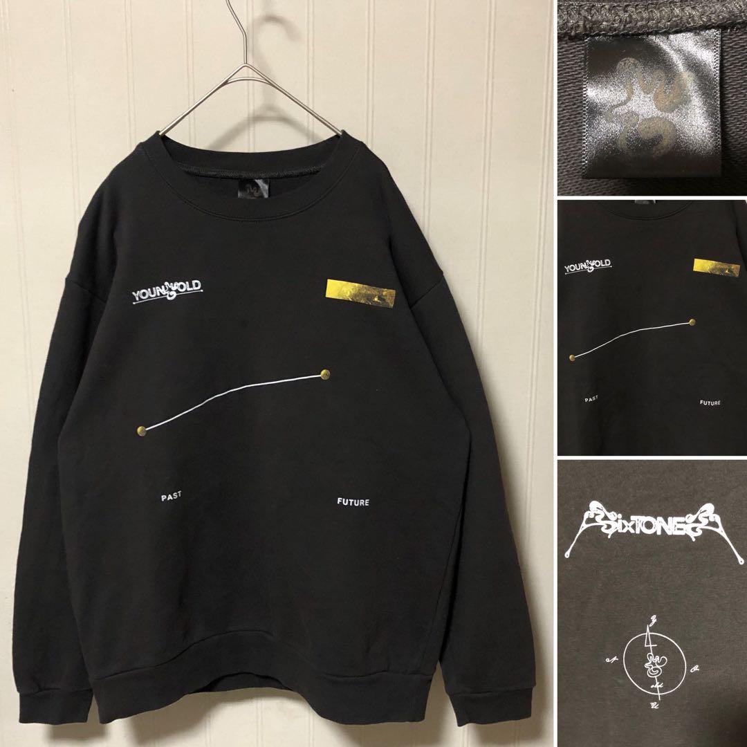 大人気❗️SixTONES YOUNGOLD ヤングオールド スウェット グレー