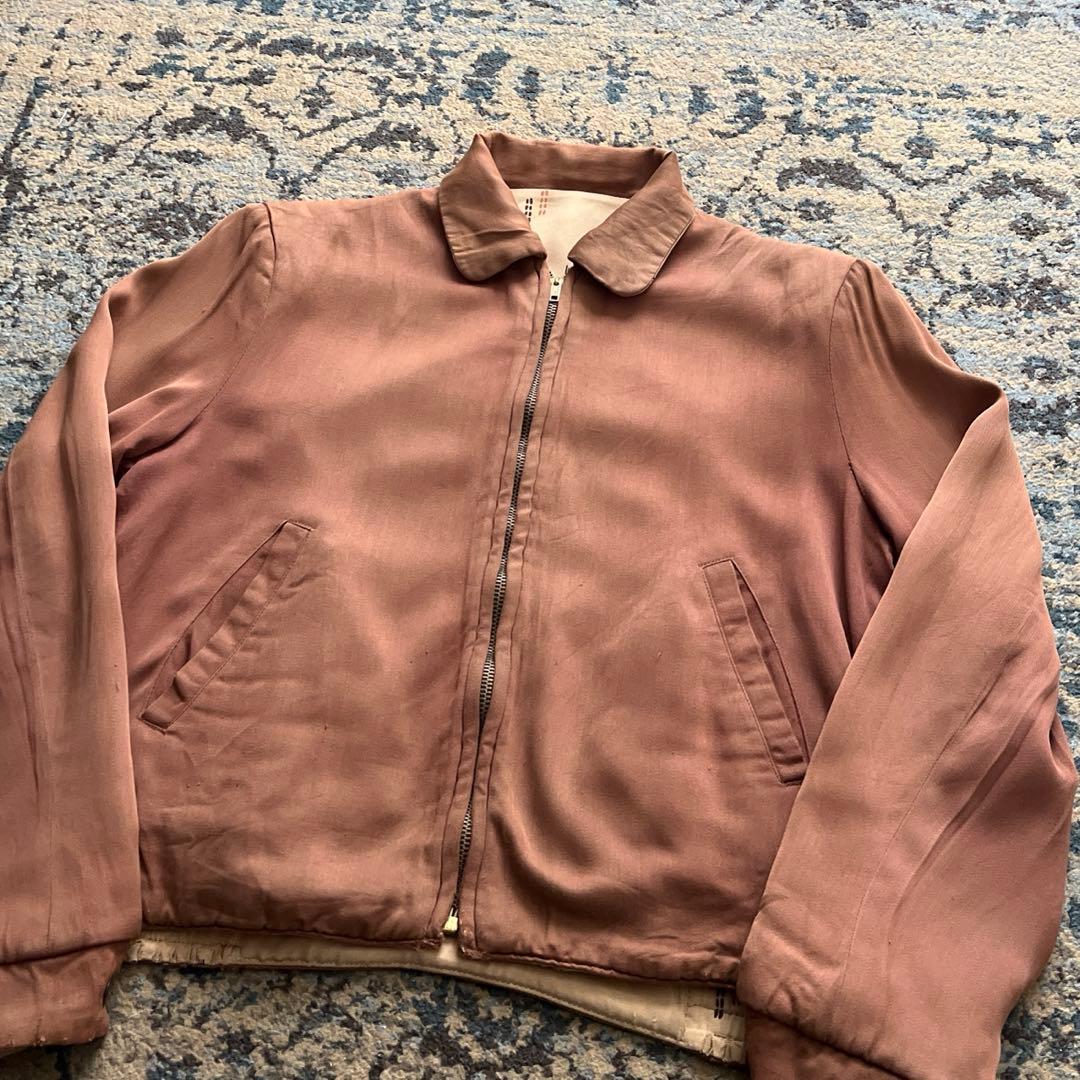 50s アトミック レーヨン ギャバジン ジャケット ギャバジャン
