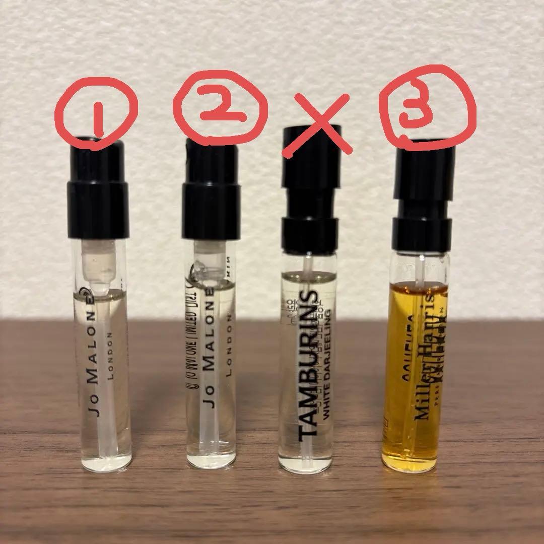 ユニセックス香水サンプル 4本セット - メルカリ