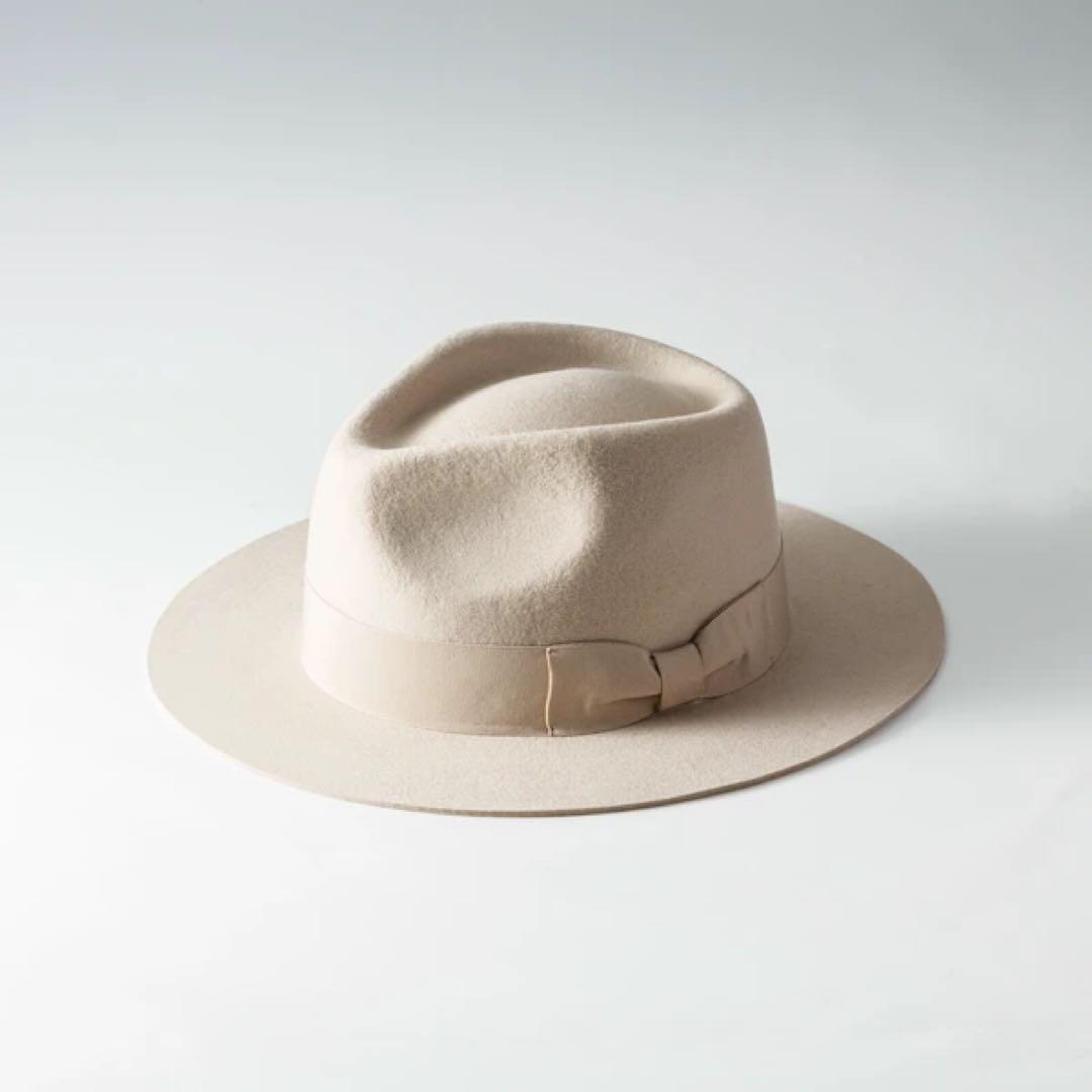 スモーキー 　MIDDLE BRIM FLAT HAT ミドルブリムハット