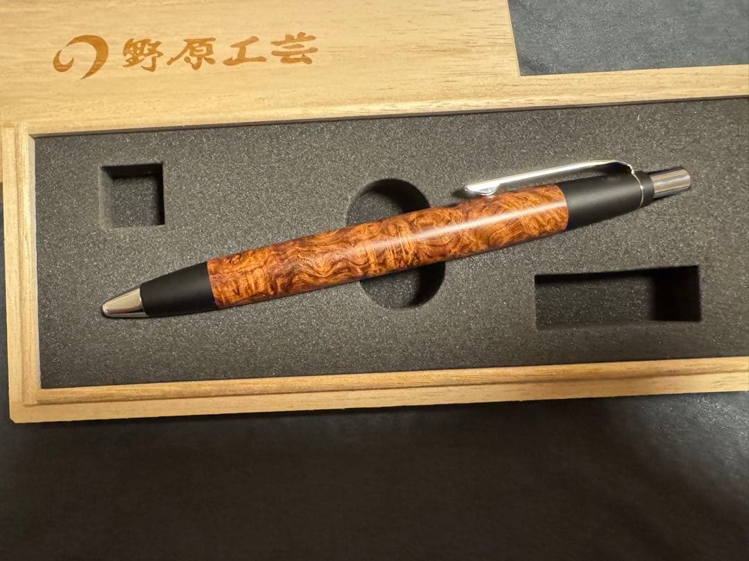 野原工芸 木のボールペン スタンダード ローズウッド瘤杢 - メルカリ