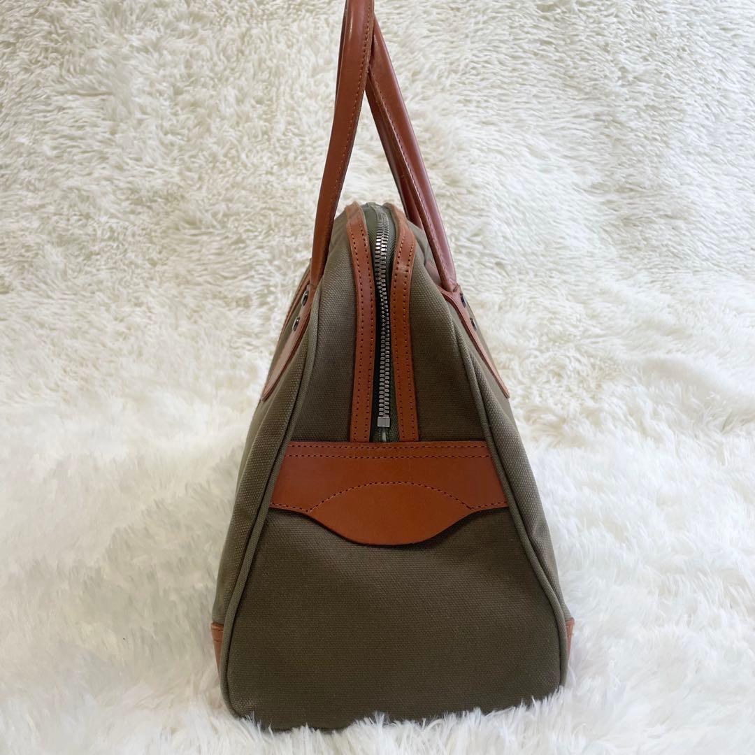 プーさん様専用 一澤信三郎帆布 ボストンバッグ オリーブ - メルカリ