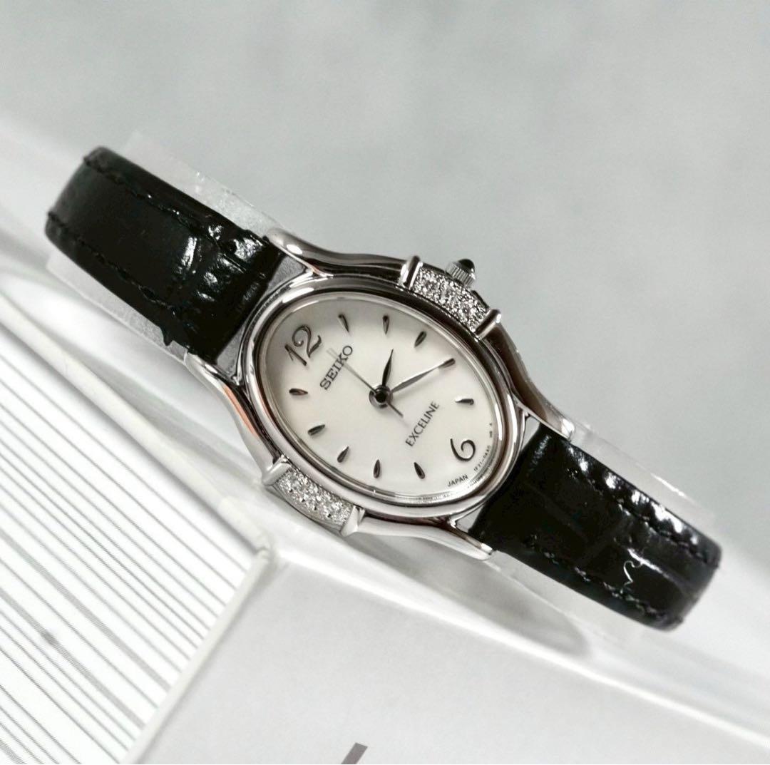 SEIKO エクセリーヌ 1F21-5F50 レディース クォーツ 腕時計 - メルカリ