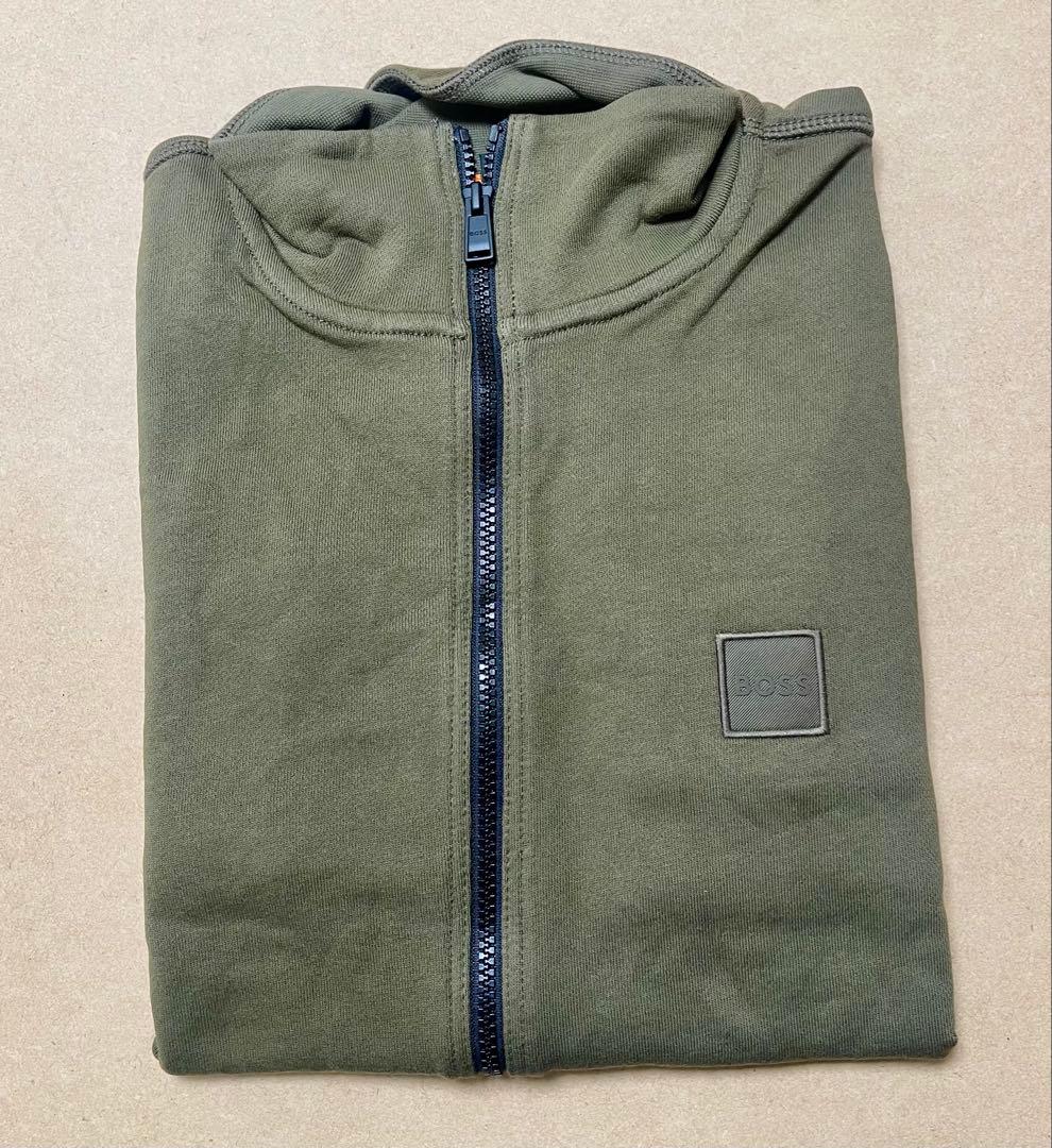 BOSS オリーブグリーン ジップアップジャケット Size L - メルカリ