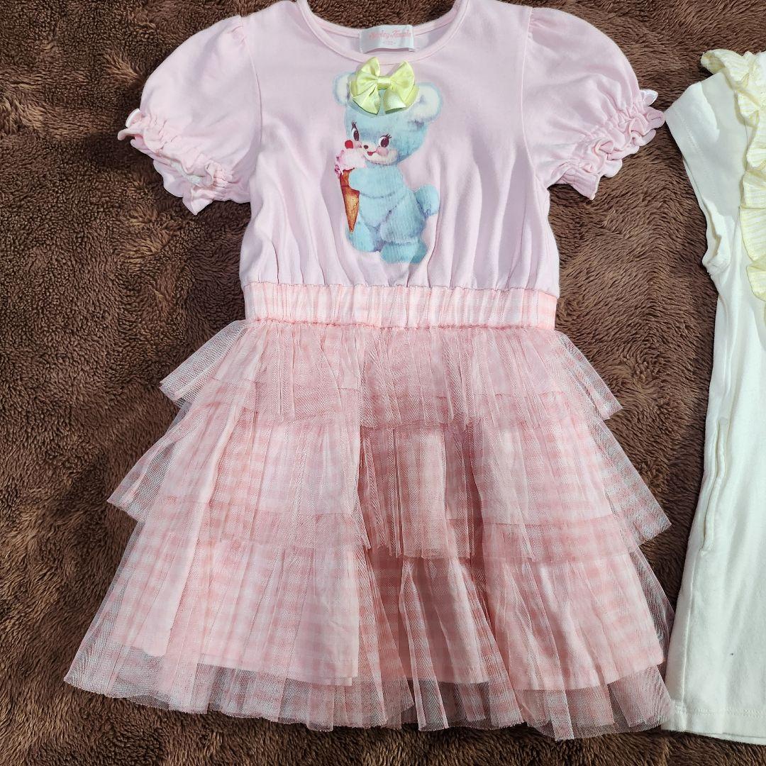 シャーリーテンプル くま うさぎ ワンピースセット - メルカリ