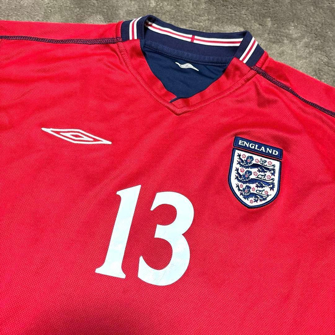 イングランド代表 2002-2004 リバーシブル ユニフォーム アンブロ 13
