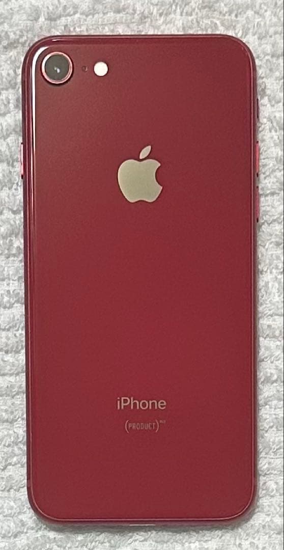 iPhone 8 64GB RED SIMフリー バッテリー73% 箱あり 美品