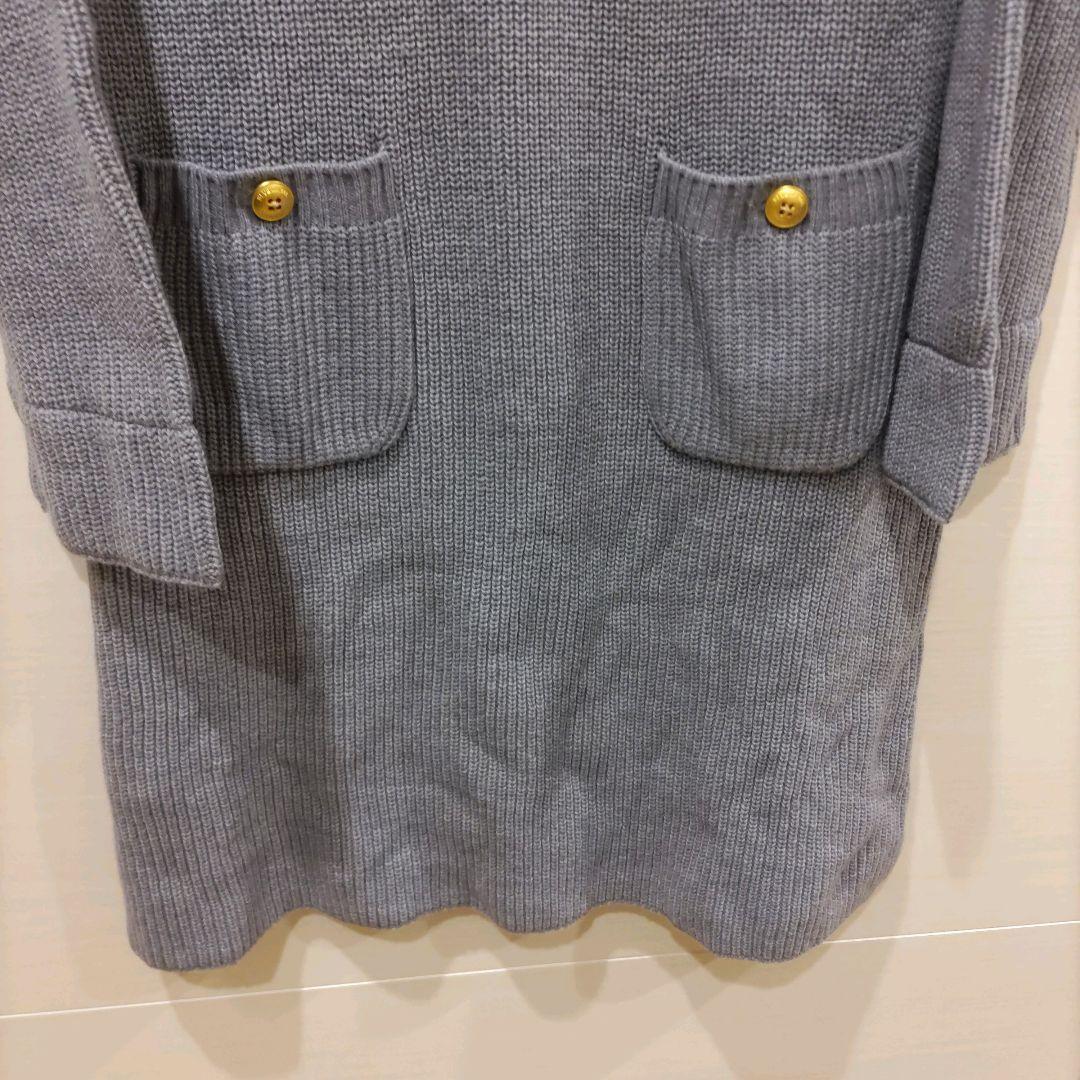 ブルーレーベルクレストブリッジ ニットワンピース（38）チュニック 金