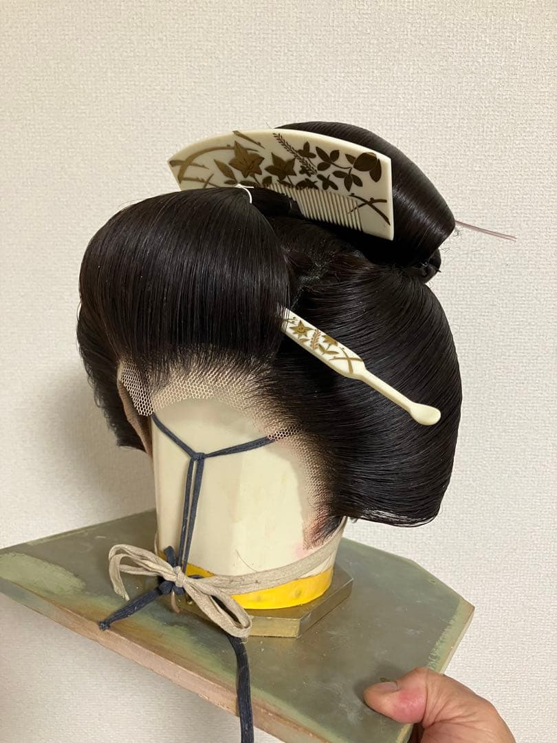 大衆演劇かつら 日本髪かつら つぶし島田（かんざし付き） - メルカリ