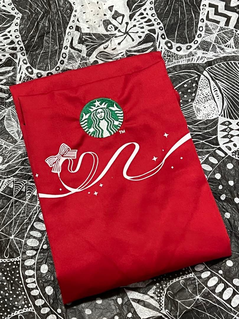 レア 正規品 スターバックス ホリデー エプロン パートナー 2021