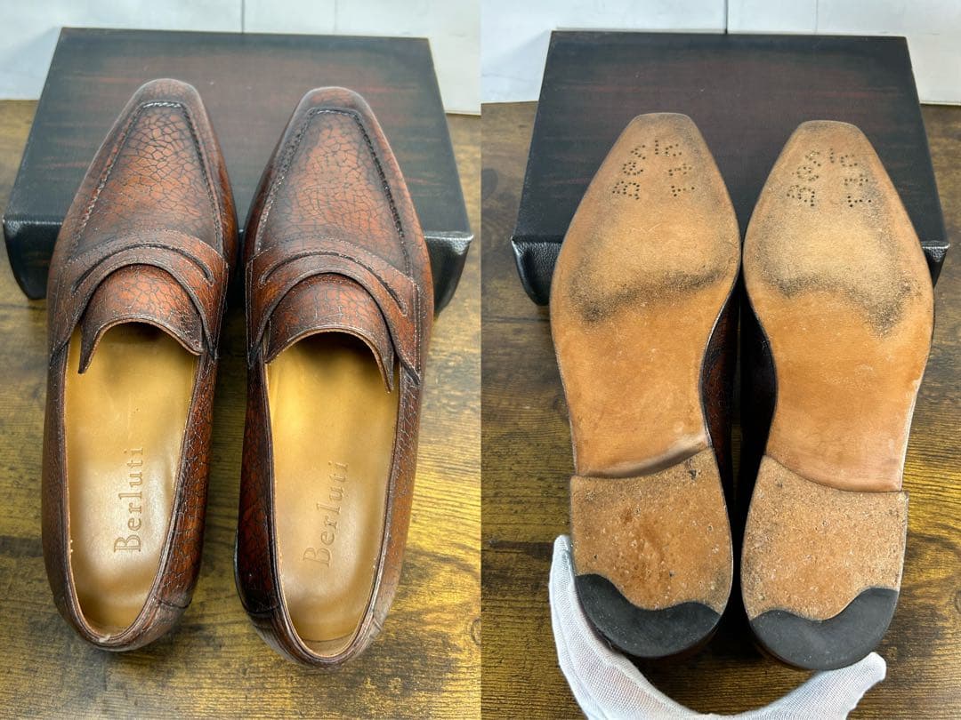 鉄槌様ファッション - Berluti アンディクロコダイルエンボス レザー