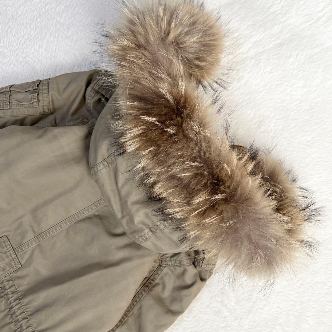 BURBERRY BLUELABEL ロングコート ライナー 3WAY ファー