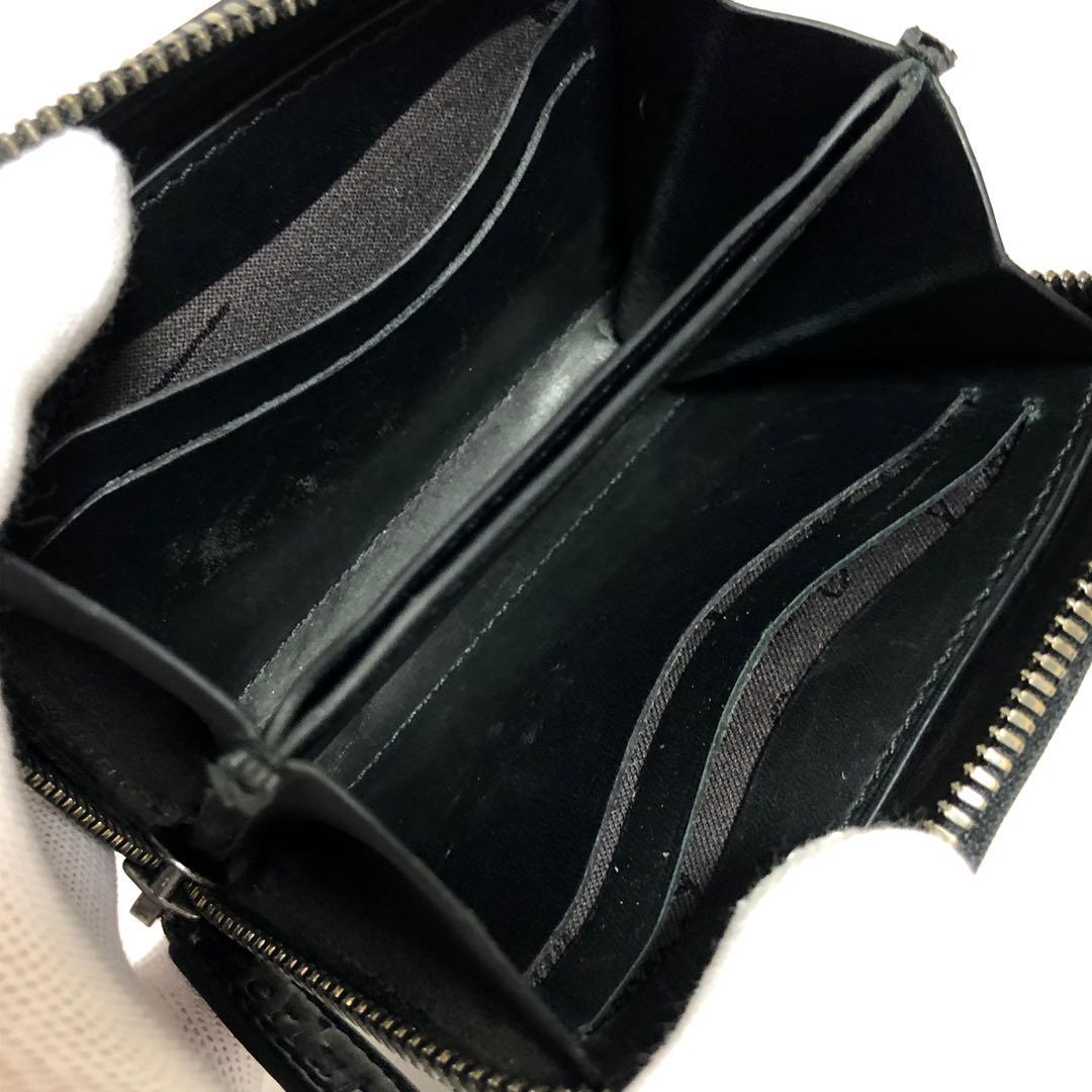 ベルルッティ　ケース　ワパ　カリグラフィ　ホールマーク　ダークグレー