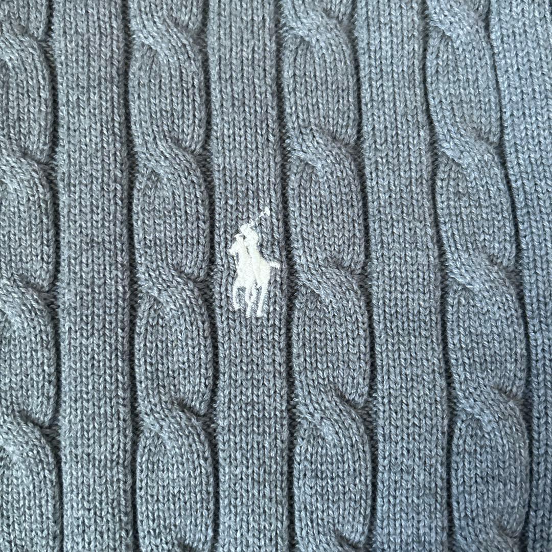 ラルフローレンケーブルニット