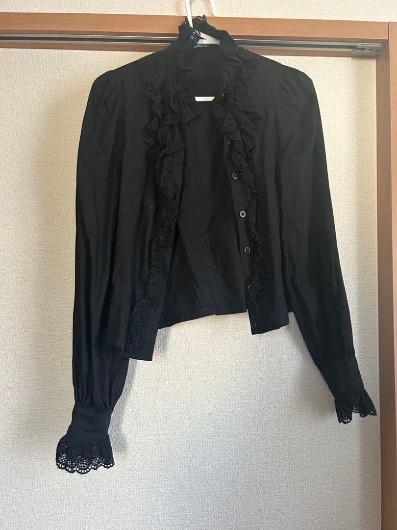 Victorian maiden ブラウス 黒 クラシカルドールブラウス | Victorian maiden | ロリータ ゴスロリ