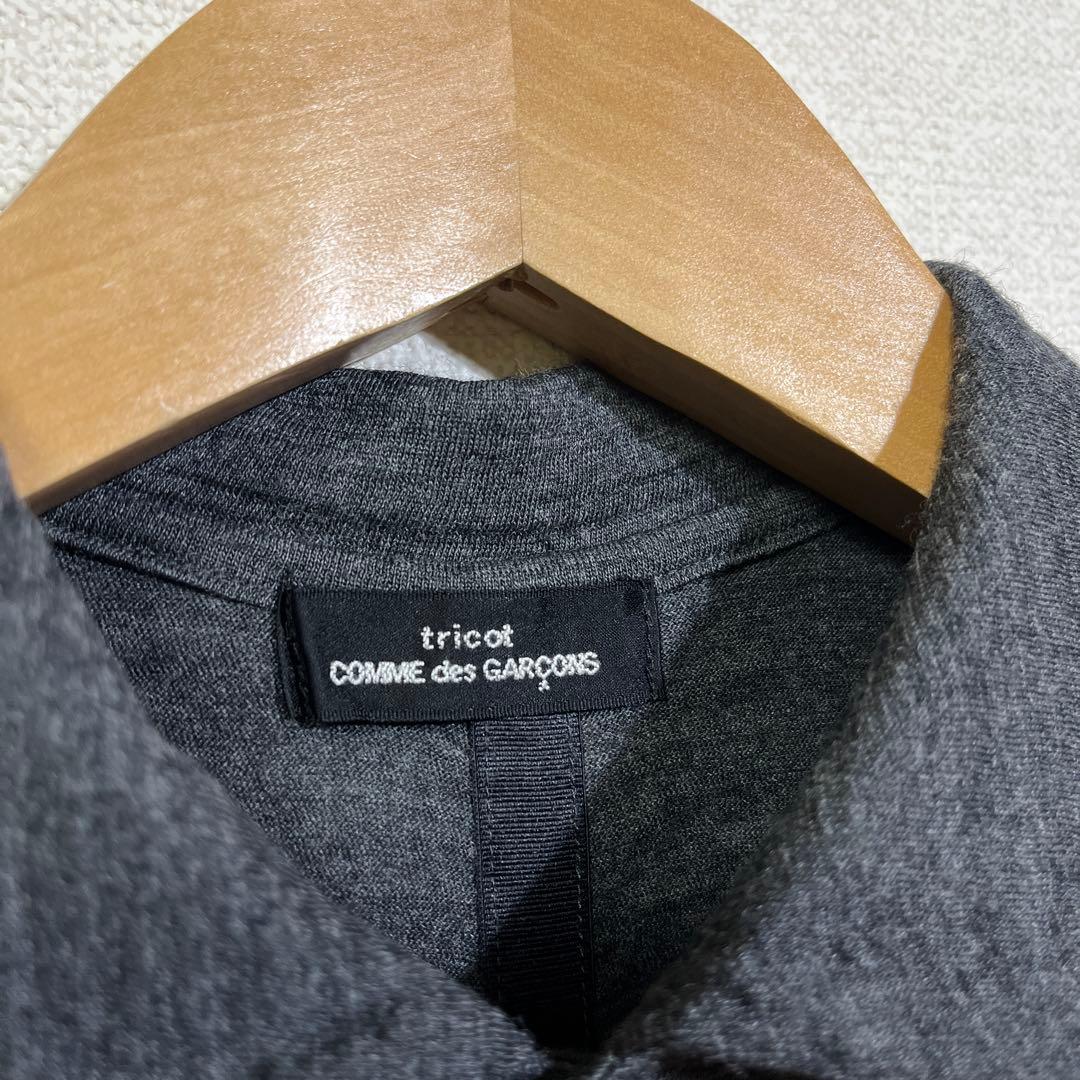 tricot COMME des GARCONS レーヨン 花柄刺繍半袖シャツ