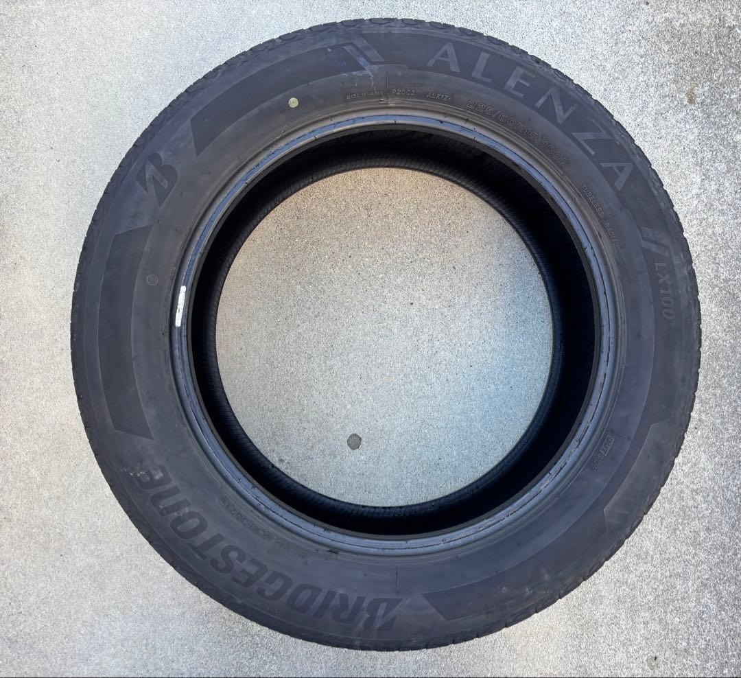 ①225/60R18 ブリヂストン アレンザ LX100 4本セットのうち2本 - メルカリ