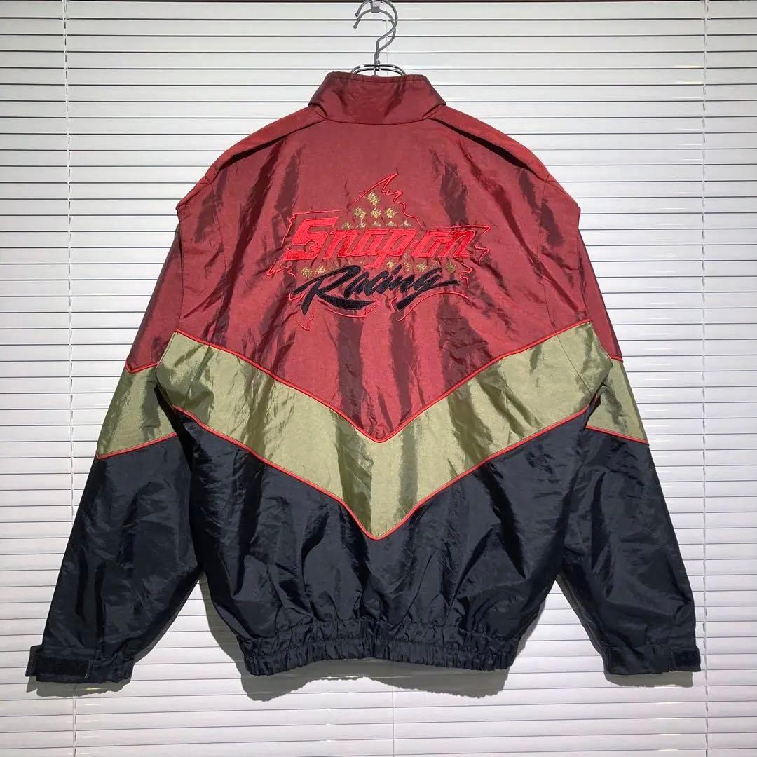 超希少】スナップオン レーシング ナイロンジャケット 75周年 90s 刺繍