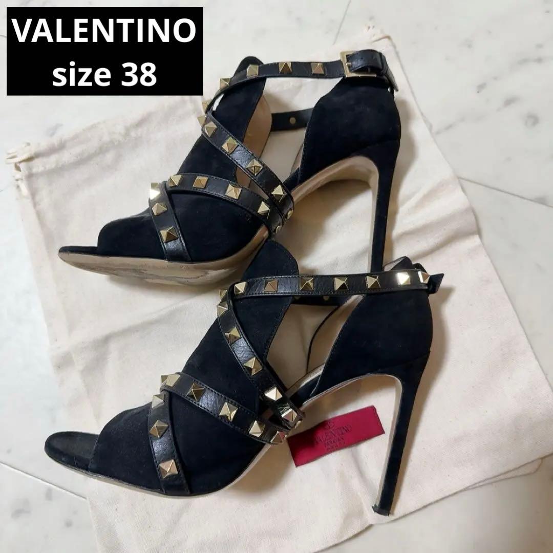 Valentino スタッズ付きハイヒールサンダル - メルカリ
