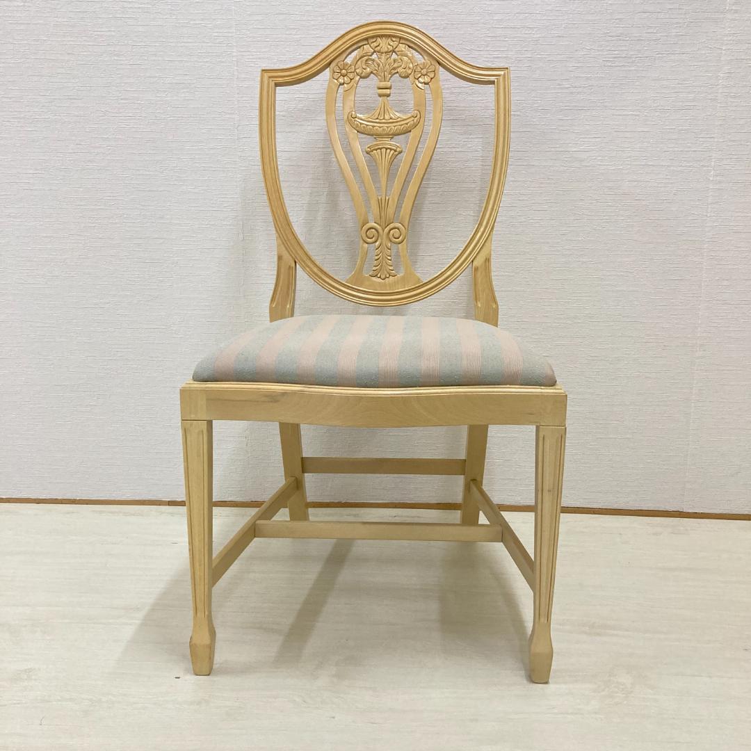 アンティーク クラシックスタイル チェア 椅子 彫刻 オリバー - メルカリ