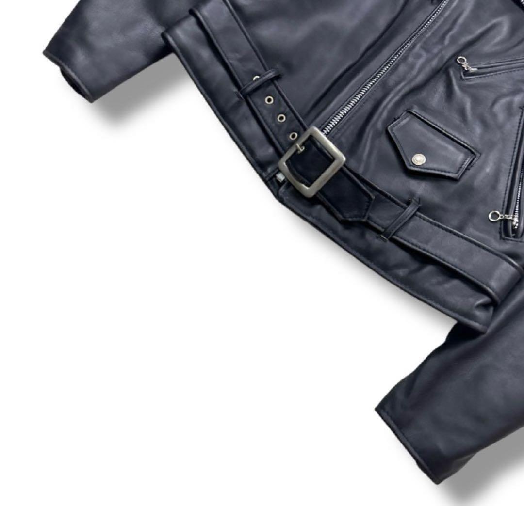 美品 ショット 90s ダブルライダース レザージャケット クラシック 42