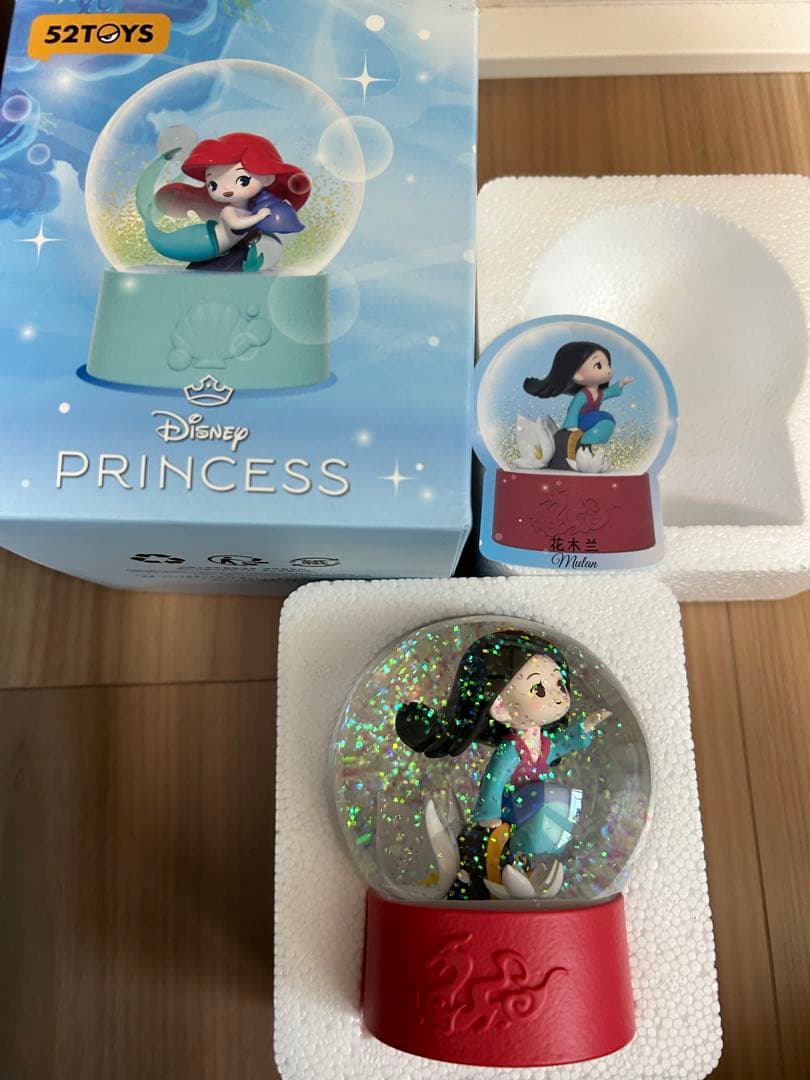 52toys ディズニープリンセス フィギュア スノードーム ムーラン