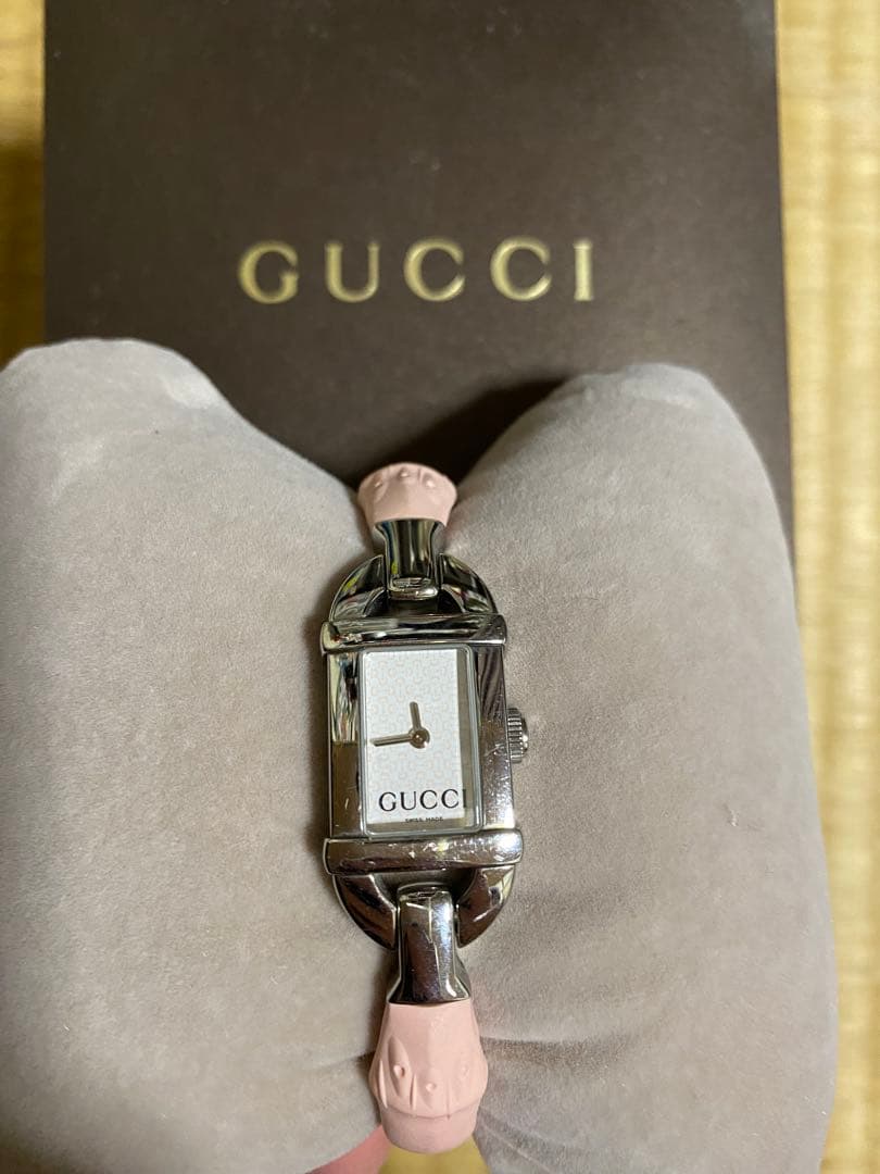 ✨希少カラー✨GUCCI グッチ バンブー バングルウォッチ 6800L 腕時計