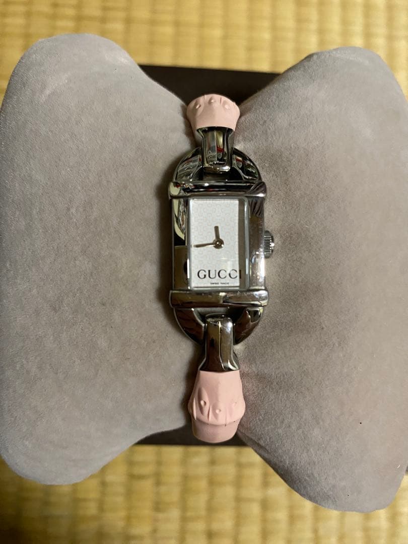 ✨希少カラー✨GUCCI グッチ バンブー バングルウォッチ 6800L 腕時計