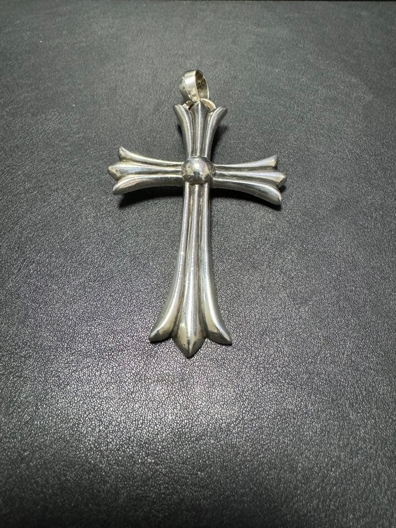 インボイス原本】クロムハーツ ラージ クロス ベイル レザー ブレード