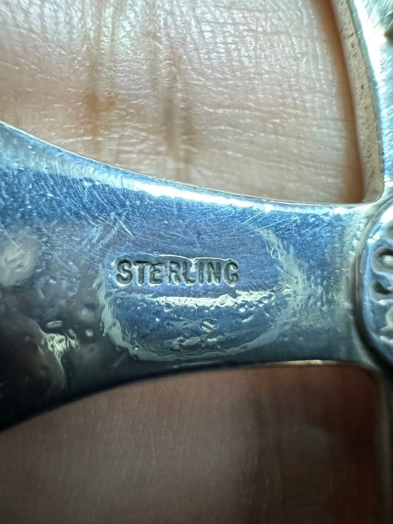 インボイス原本】クロムハーツ ラージ クロス ベイル レザー ブレード