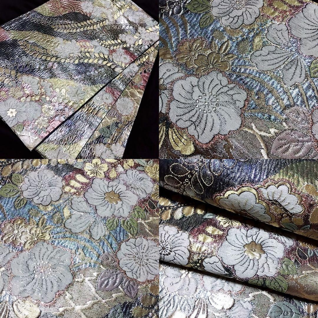 辻ヶ花 訪問着セット 辻が花 セット 袋帯 トールサイズ 紺 辻ケ花