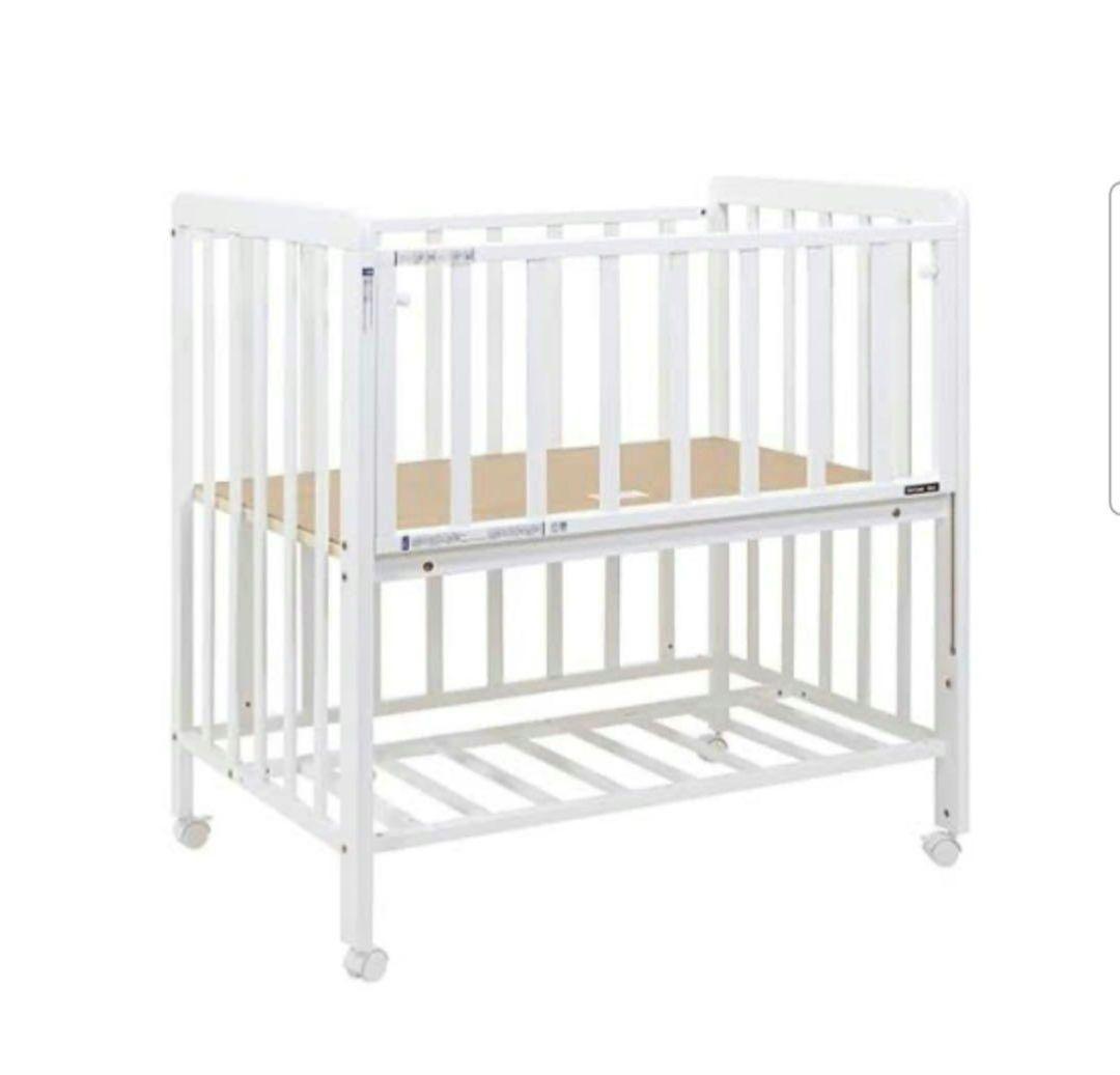 【再出品】木製ベビーベッド ホワイト 4_002010000001.jpg?1766802378